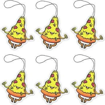 Pizza Slice Car Air Freshener - New Car Scent (6)