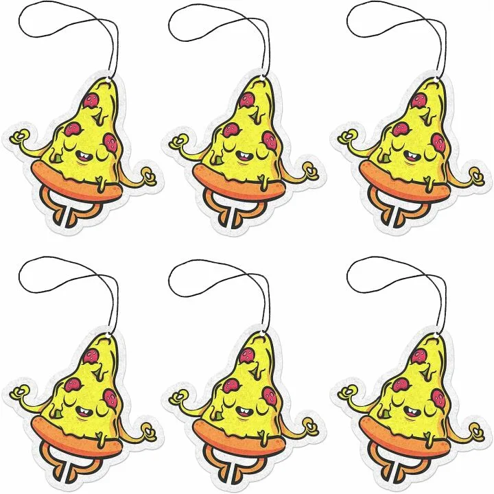 Pizza Slice Car Air Freshener - New Car Scent (6)