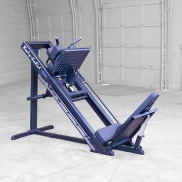 Body-Solid Leg Press/Hack Squat Machine (GLPH1100B) Powerful, Comfortable, and Safe for Building an ...