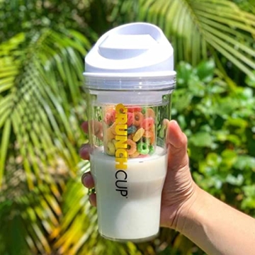 CRUNCHCUP XL Portable Cereal Cup for Convenient Breakfast