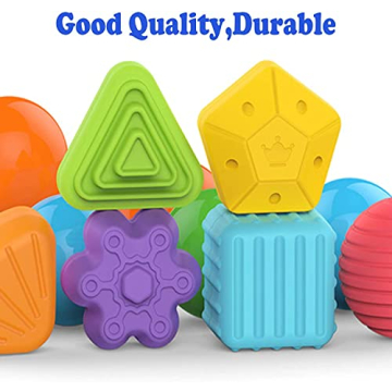 MINGKIDS Educational Shape Sorter for Toddlers