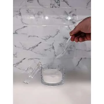 Clear Acrylic Sugar Bowl With Spoon for Coffee and Tea