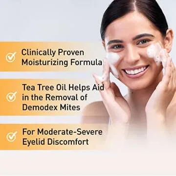 OCuSOFT Oust Demodex Foam Cleanser with Tea Tree Oil
