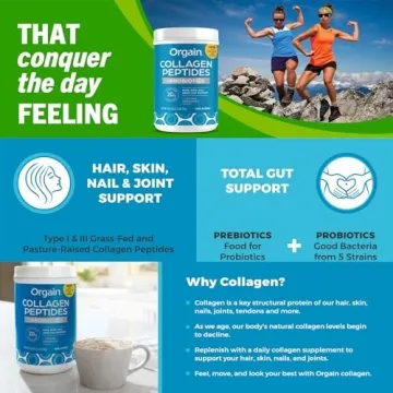 Or-gain Collagen Peptides with Probiotics - Unflavored 1.6lbs