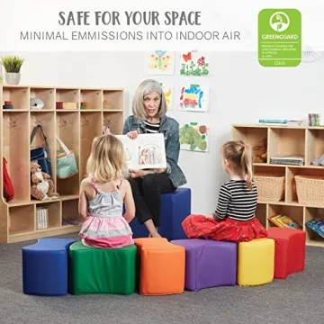 SoftScape 10" Butterfly Stool Set for Kids