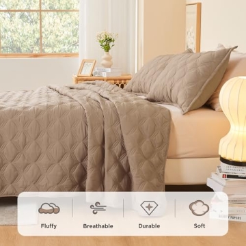 Litanika King Size Quilt Set - Lightweight & Elegant Comfort