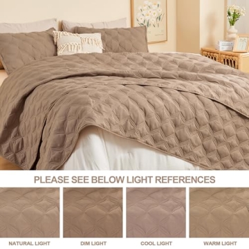 Litanika King Size Quilt Set - Lightweight & Elegant Comfort