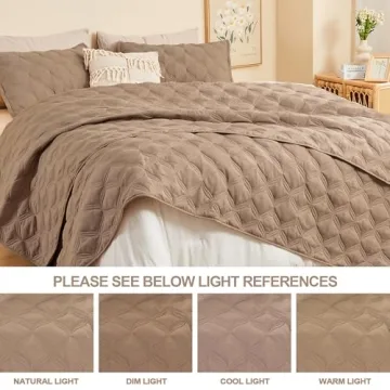 Litanika King Size Quilt Set - Lightweight & Elegant Comfort