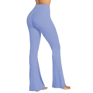 Sunzel Flare Leggings - Stylish Crossover Yoga Pants