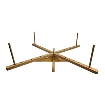 Amish Style Wooden Yarn Swift - Easy Winding Solution