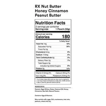 RX Nut Butter, Protein Snack, Lunch Snacks, Variety Pack (60 Packs)