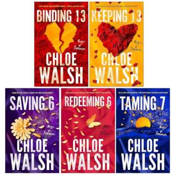 Boys of Tommen Series Collection 5 Books Set By Chloe Walsh (Binding 13, Keeping 13, Saving 6, Redeeming 6 & Taming 7)