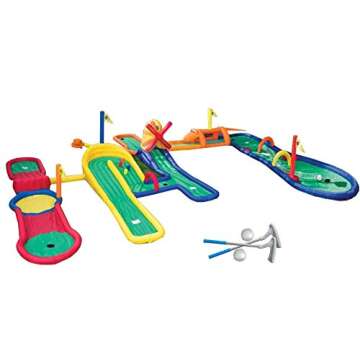 BANZAI Fun Golf Adventure Inflatable Playset for All Ages