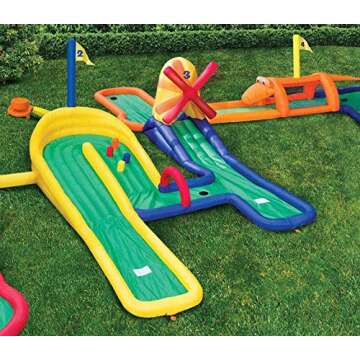 BANZAI Fun Golf Adventure Inflatable Playset for All Ages