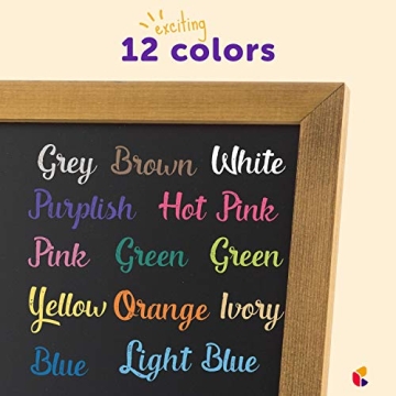 Kedudes 24pk Dustless Chalk with Eraser - Mess Free