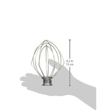 KitchenAid K45WW Wire Whip for Tilt-Head Stand Mixer, Stainless Steel