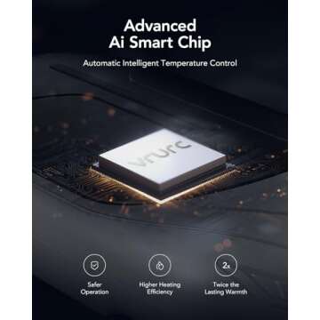 Camping Hand Warmers,VRURC Portable Hand Warmer,Hand Warmers Rechargeable 2 Pack,3000mAh Electric Portable Pocket Heater, Electric Hand Warmers for Hunting,Golf,Camping,Outdoor,Women Men Gift-White