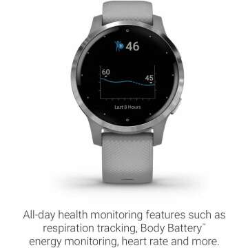 Garmin vivoactive 4S GPS Smartwatch with Music & Health Tracking