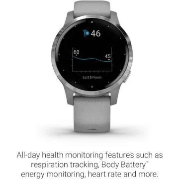 Garmin vivoactive 4S GPS Smartwatch with Music & Health Tracking