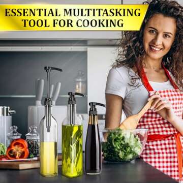 Black Coffee Syrup Dispenser Pump Plastic - 4Pcs Plastic Oil Bottle Dispenser Pump Coffee Bar Accessories Sugar Free Vanilla Syrup Pumps 750ml Bottles- Caramel Coffee Syrup Dispenser Plastic Dispenser