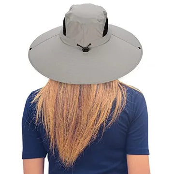 Leotruny Women Super Wide Brim Sun Hat UPF50+ Waterproof