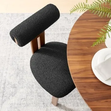 Torian Boucle Dining Chairs Set of 2 - Modern Comfort