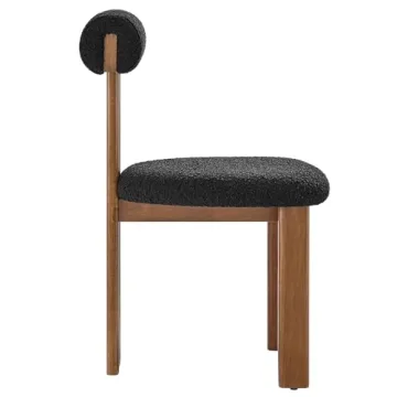 Torian Boucle Dining Chairs Set of 2 - Modern Comfort