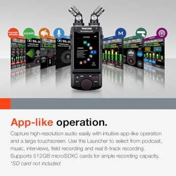 TASCAM Portacapture X8 32-bit 8-Channel Multitrack Field Recorder