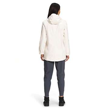 THE NORTH FACE Antora Parka Jacket For Women - Stand Collar Neckline With Long Sleeves, Warm and Cozy Winter Jacket Gardenia White MD One Size