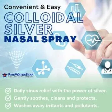FWS Colloidal Silver Nasal Spray for Sinus Relief