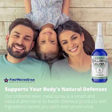FWS Colloidal Silver Nasal Spray for Sinus Relief