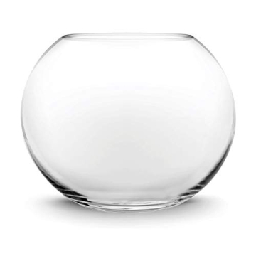 Hand-Blown Glass Bubble Bowl for Aquariums & Decor