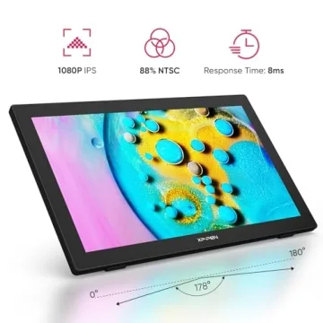 XPPen 21.5 Inch Drawing Tablet: Vibrant IPS Screen & Stylus