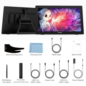 XPPen 21.5 Inch Drawing Tablet: Vibrant IPS Screen & Stylus
