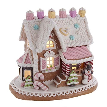 Kurt S. Adler LED Gingerbread House for Holiday Decor