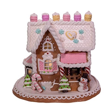 Kurt S. Adler LED Gingerbread House for Holiday Decor