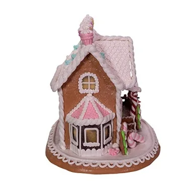 Kurt S. Adler LED Gingerbread House for Holiday Decor
