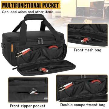 ITHWIU Padded Mixer Carry Bag for Behringer X-AIR