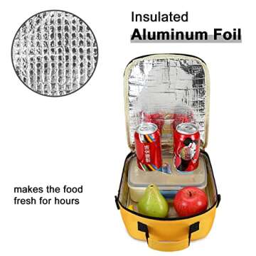 Toddler Backpack Boy Girls Preschool School Bus Bookbag Kindergarten 3D Daycare Bags Lunch Box Medium Yellow Red