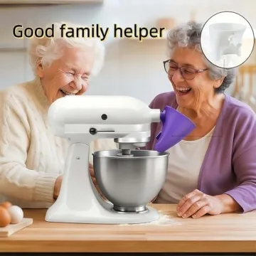 Flour Funnel for KitchenAid Mixer 5 Qt No-Mess Baking Tool