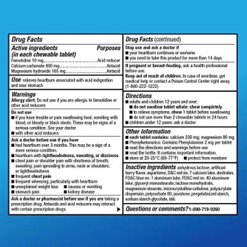 Best Berry Heartburn Relief Chewable Tablets