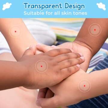 Itch Relief Patches 48 Counts, Natural Bug Bite Patches for Kids, Instantly Reduce Itching & Swelling After bite, Transparent Design for All Skin Tones, Travel Camping Essential Gift for Everyone