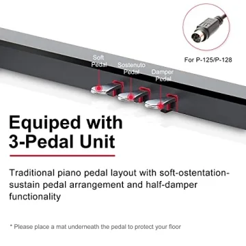 L125B Stand for Yamaha P-125 and P-128 Keyboards