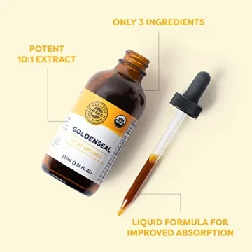 Vimergy Organic Goldenseal Liquid for Natural Wellness Support