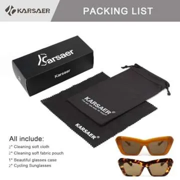 Karsaer Vision Retro Vintage Cateye Square Sunglasses Plastic Frame 90s sunglasses Stylish Classic 70s Eyewear ((2Pcs) Amber+Tortoise)