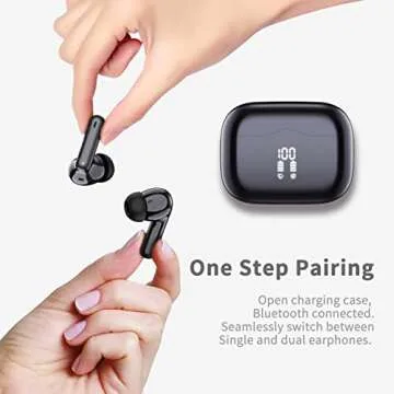 Wireless Earbuds Bluetooth 5.4 with 40H Playtime ENC Mic