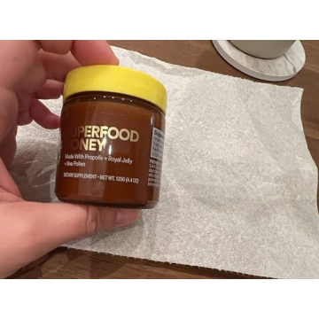 Superfood Honey by Beekeeper's Naturals - Bee Pollen, Royal Jelly, Propolis, Honey - Natural Energy, Immune Support, Mental Clarity, Athletic Performance (4.4 oz)