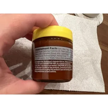 Superfood Honey by Beekeeper's Naturals - Bee Pollen, Royal Jelly, Propolis, Honey - Natural Energy, Immune Support, Mental Clarity, Athletic Performance (4.4 oz)