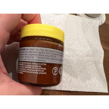 Superfood Honey by Beekeeper's Naturals - Bee Pollen, Royal Jelly, Propolis, Honey - Natural Energy, Immune Support, Mental Clarity, Athletic Performance (4.4 oz)