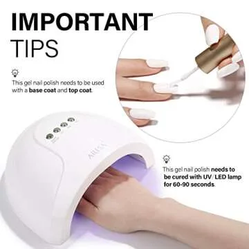 AILLSA Burgundy Gel Nail Polish - Maroon Purple, Dark Red Opaque, Long Lasting Blood Wine Color - Soak Off UV Gel Nail Art Manicure Salon at Home - 0.51 Fl Oz